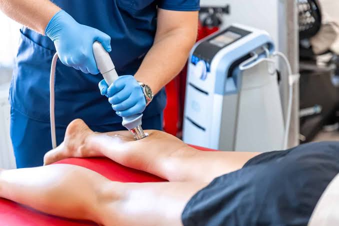 Shockwave therapy treatment at Live Active Chiropractic
